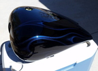 Blue Ghost flames